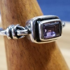 Silpada Sterling Silver & Amethyst Ring